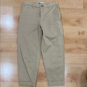 Zara Woman Tan Chino Pants